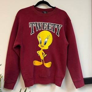Vintage NWOT WB 1997 Tweety Crewneck Sz S